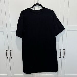 A New Day: Women’s Black Short Sleeve T-shirt Dress